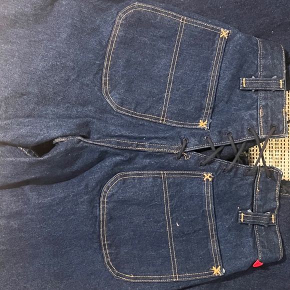 Vintage 70s howick denim wide leg jeans - Picture 2 of 9